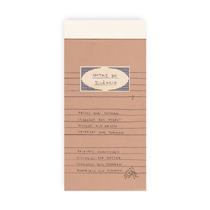 Caderno Pautado Anna Cunha Silêncio