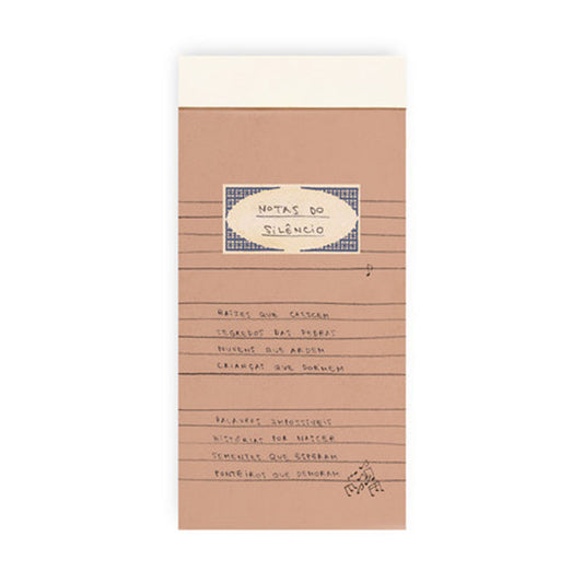 Caderno Pautado Anna Cunha Silêncio