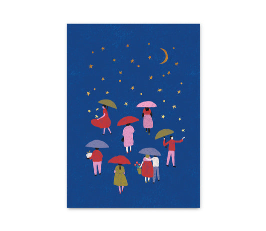Cartão Anna Cunha Chuva de Estrelas