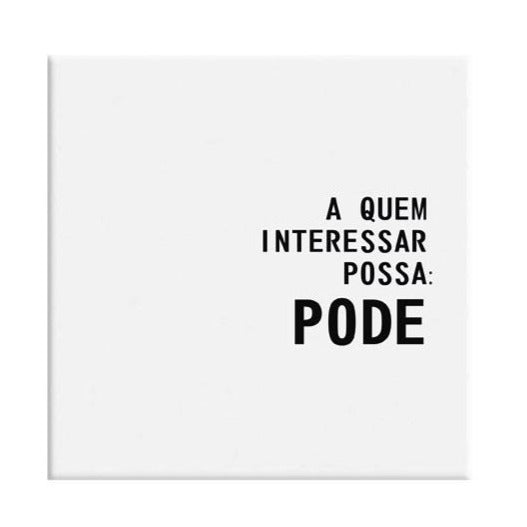 Azulejo A quem interessar possa - casaquetem