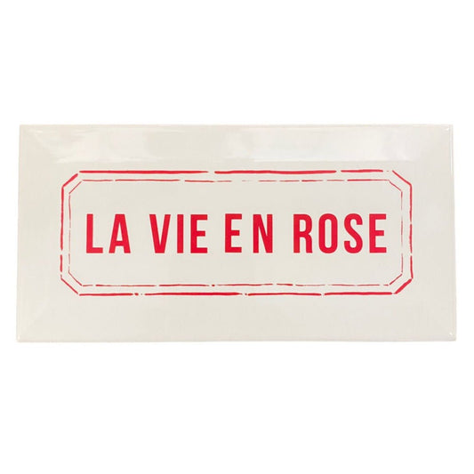 Azulejo Decorativo La Vie en Rose - casaquetem