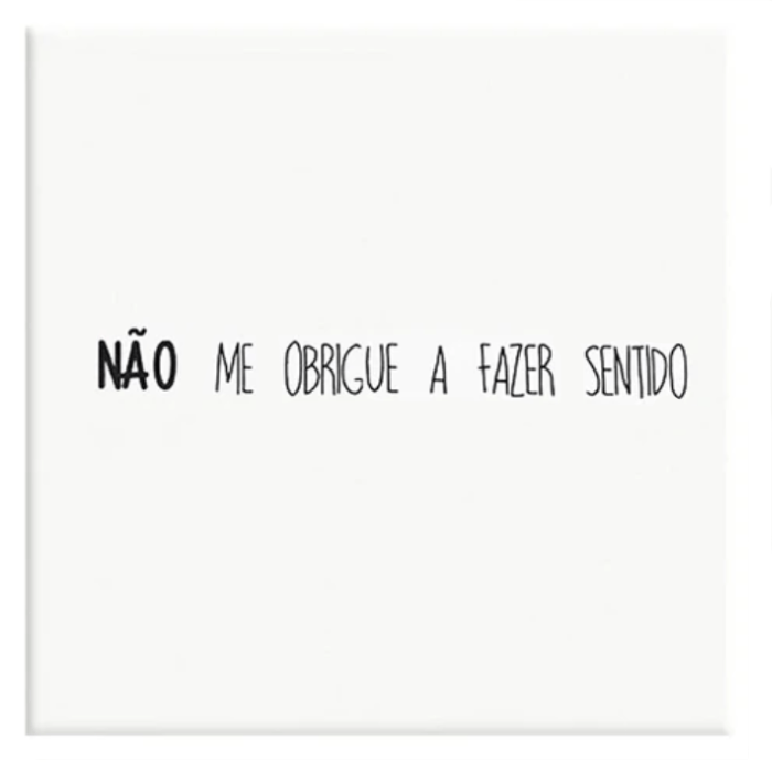 Azulejo Decorativo Não Me Obrigue - casaquetem