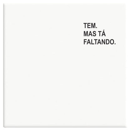 Azulejo Decorativo Tem Mas Tá Faltando - casaquetem