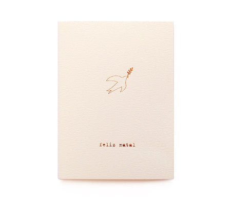 Cartão Anna Cunha Gold Feliz Natal - casaquetem