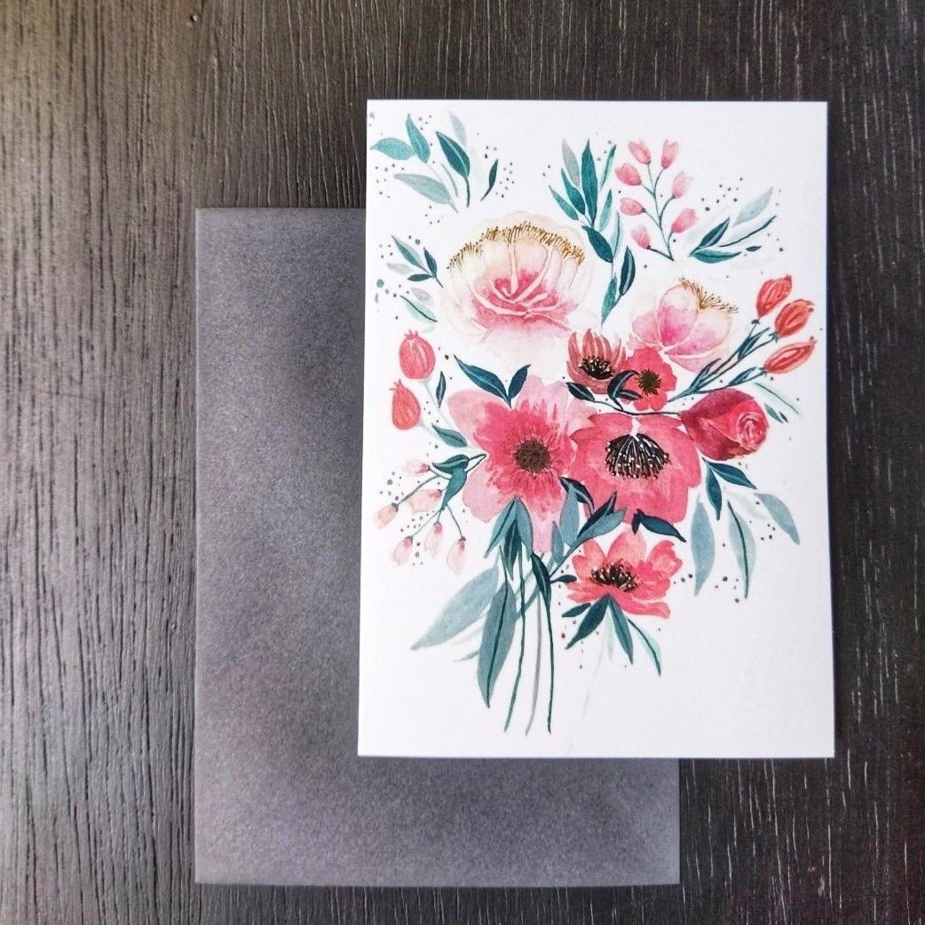 Cartão Dhoye Flores - casaquetem