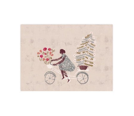 Cartão Duplo Bicicleta - casaquetem