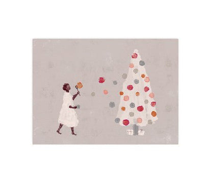 Cartão Natal Cores - casaquetem