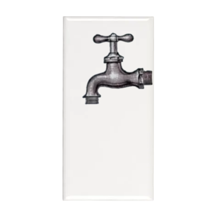 Azulejo Decorativo Torneira -  Greghi Design