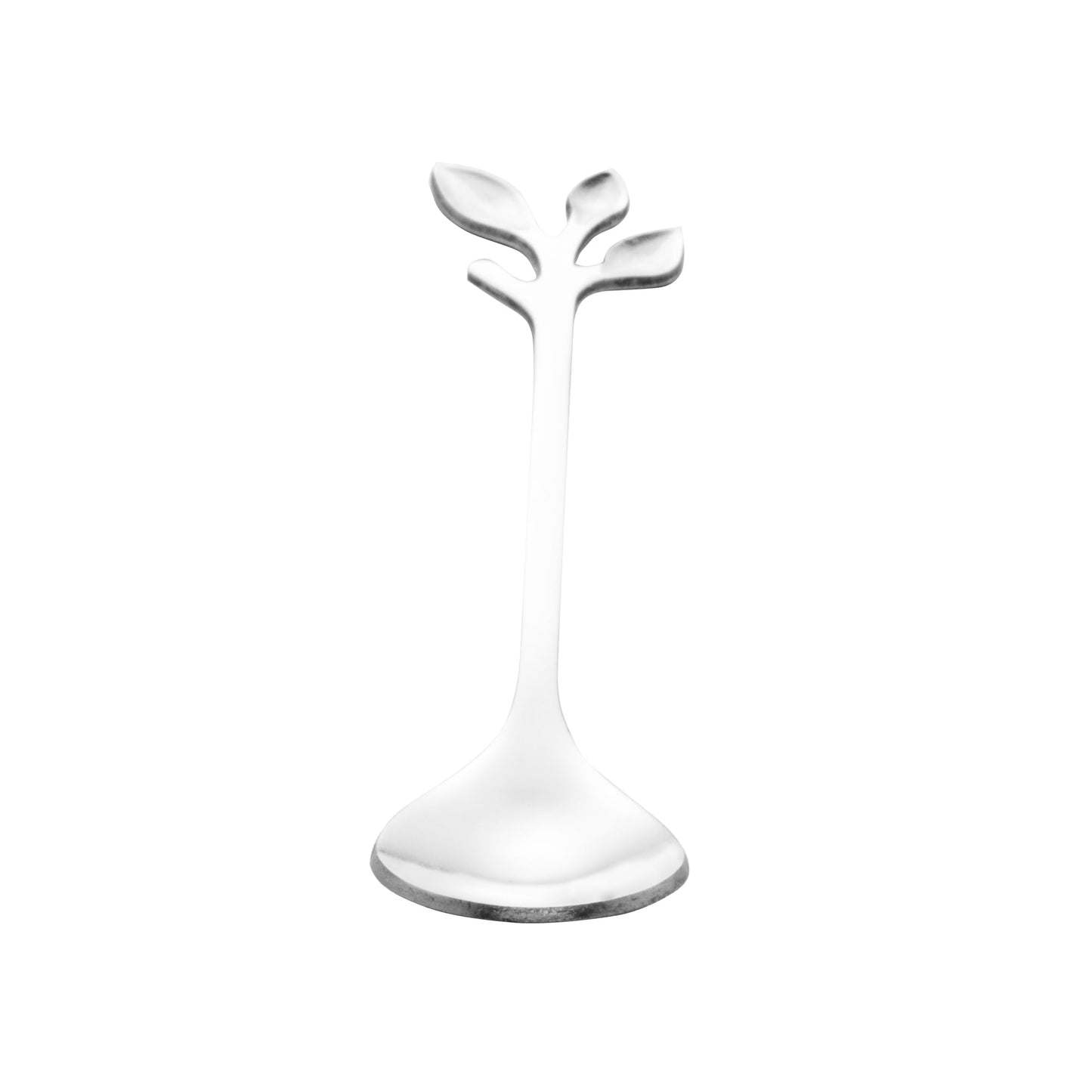 Colher em Aço Inox Leaves Prateado - casaquetem