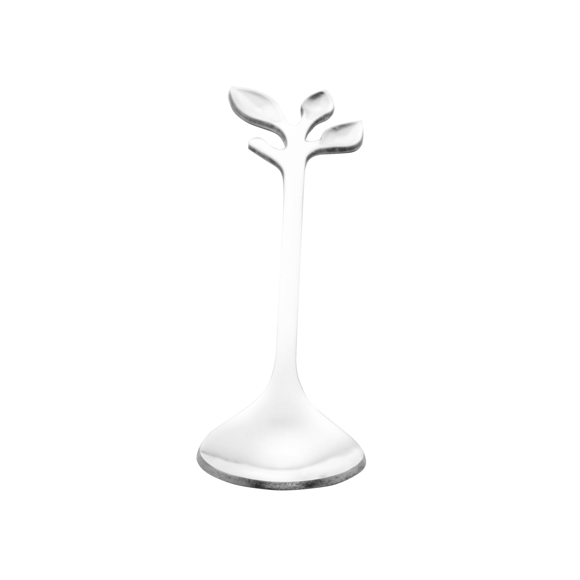 Colher em Aço Inox Leaves Prateado - casaquetem