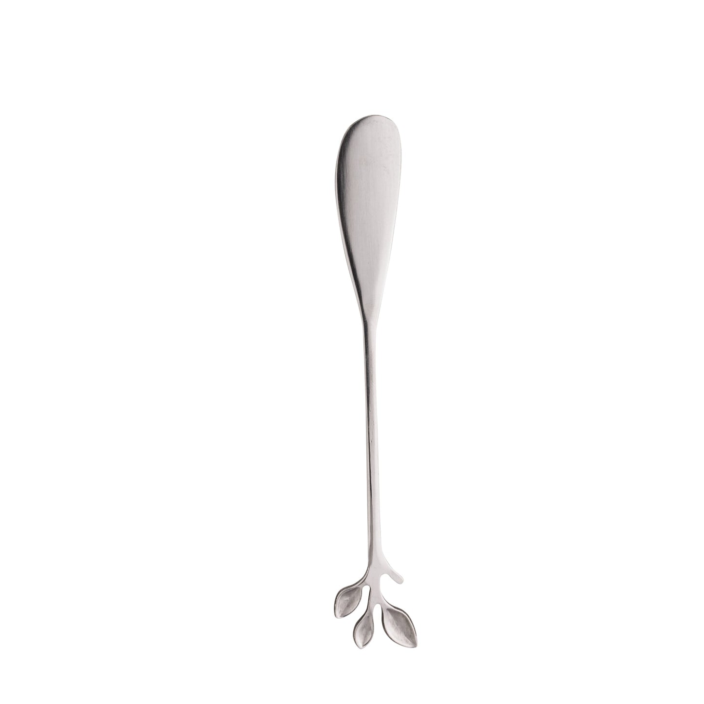Espátula em Aço Inox Leaves Prateado - casaquetem