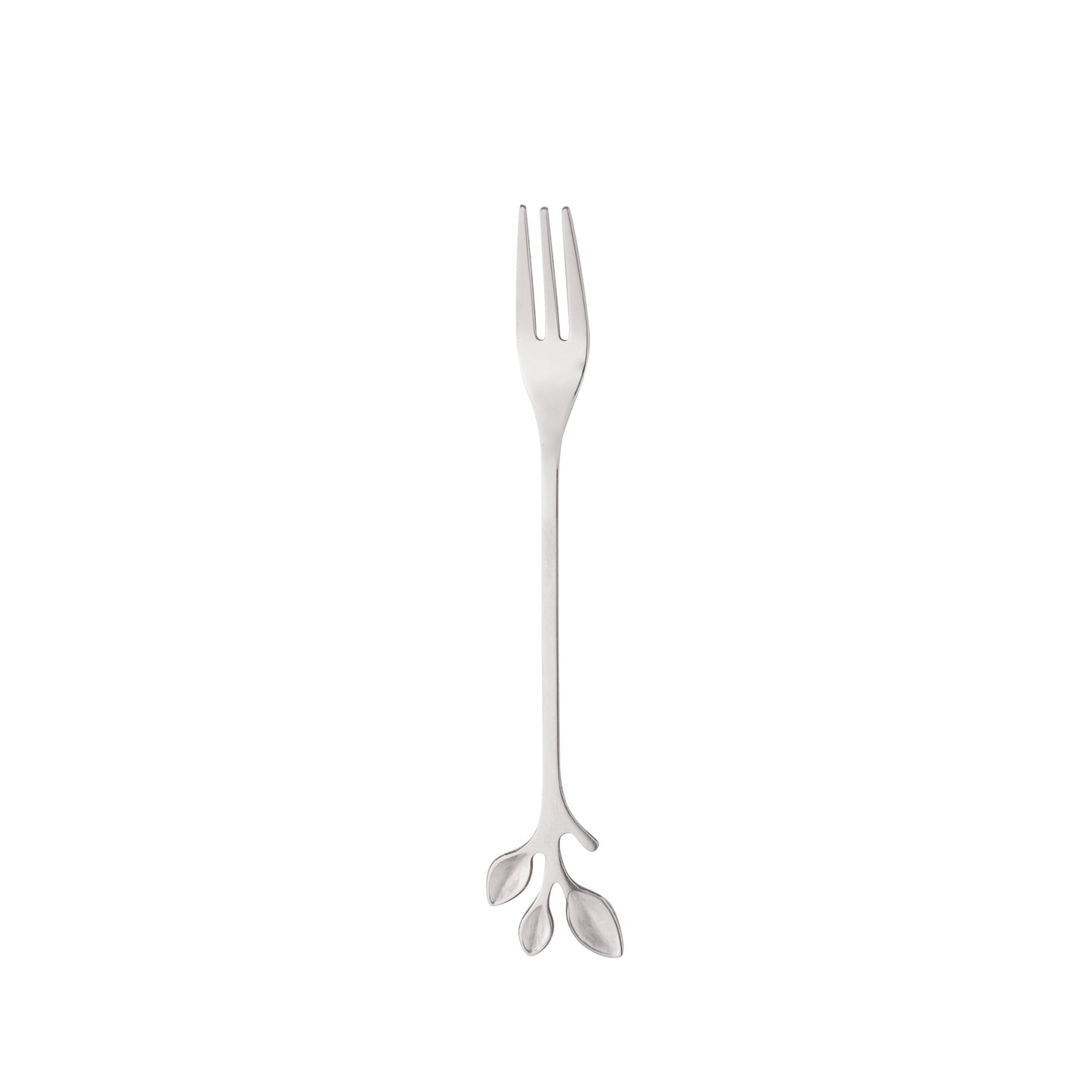 Garfinho em Aço Inox Leaves Prateado - casaquetem