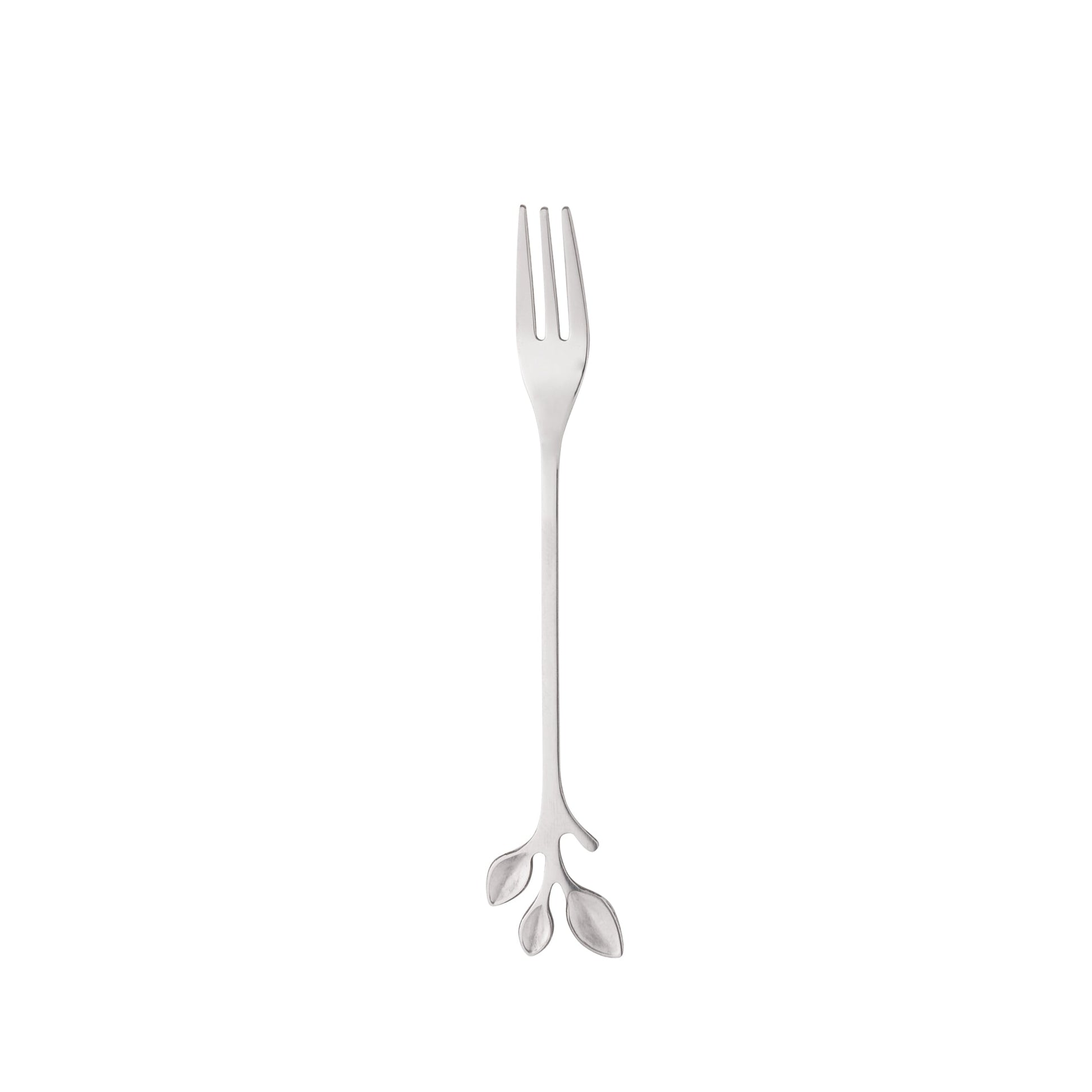 Garfinho em Aço Inox Leaves Prateado - casaquetem