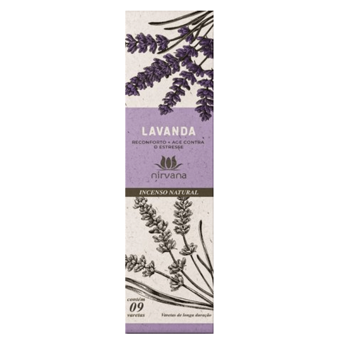 Incenso Natural Lavanda - casaquetem