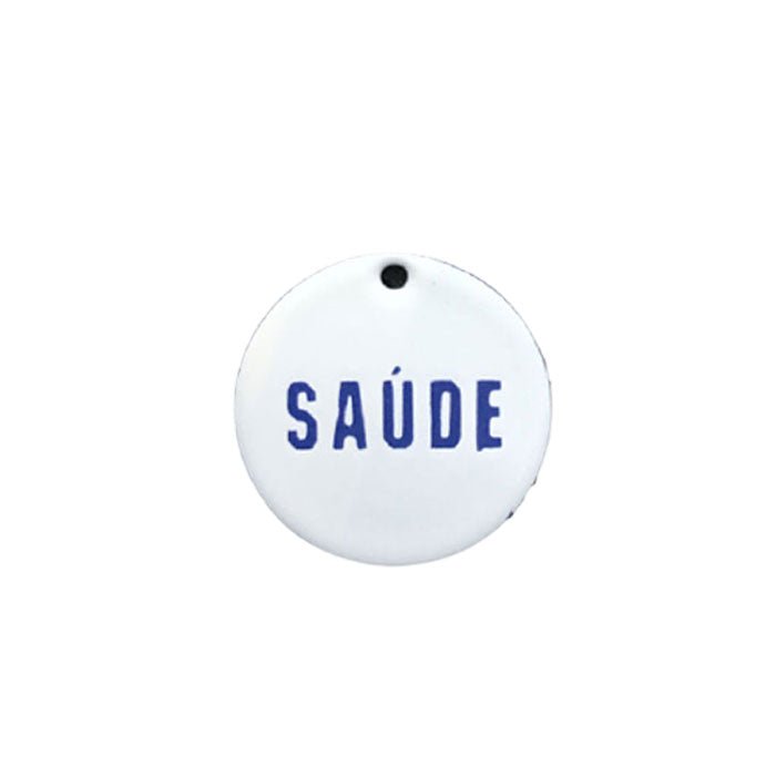 Mini Placa Redonda Saúde - casaquetem