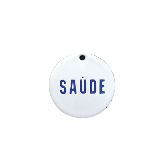 Mini Placa Redonda Saúde - casaquetem