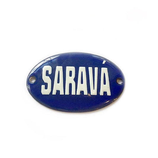 Mini Placa Saravá - casaquetem