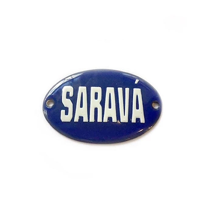 Mini Placa Saravá - casaquetem