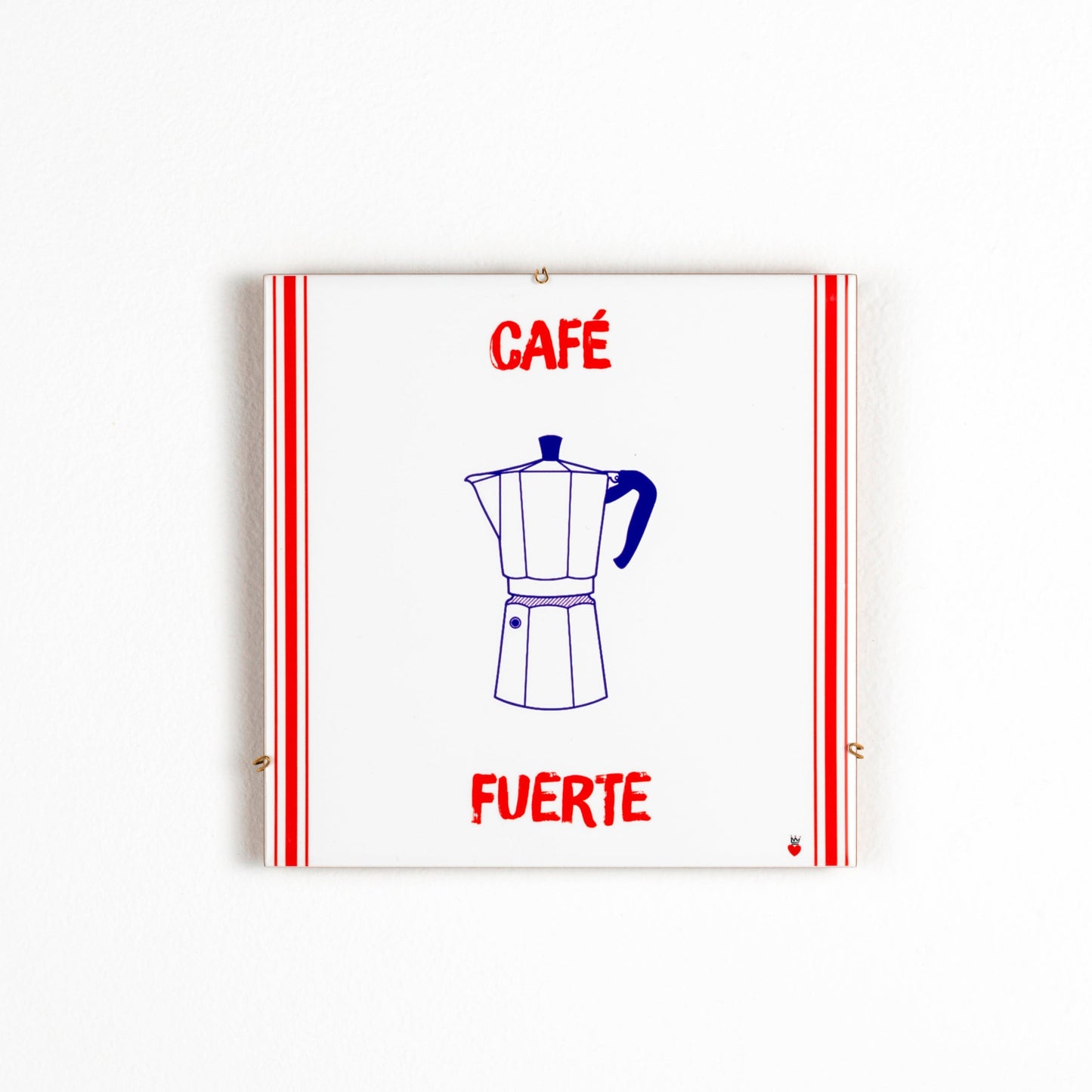 Quadro Azuleicha - Café - casaquetem