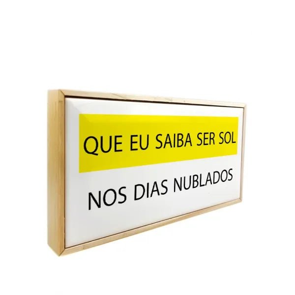 Wood Azule - Que Eu Saiba Ser Sol... - casaquetem