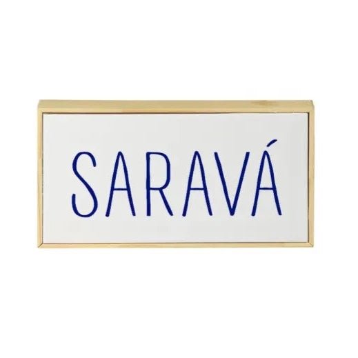 Wood Azule - Saravá - casaquetem