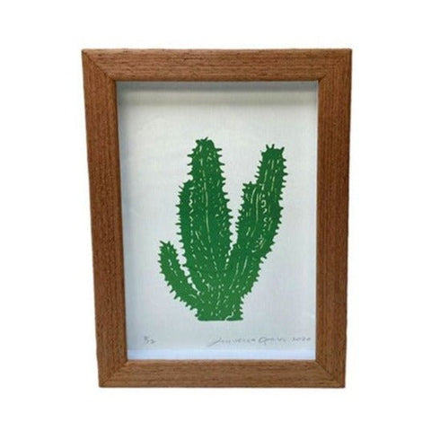 Xilogravura Cactus - casaquetem